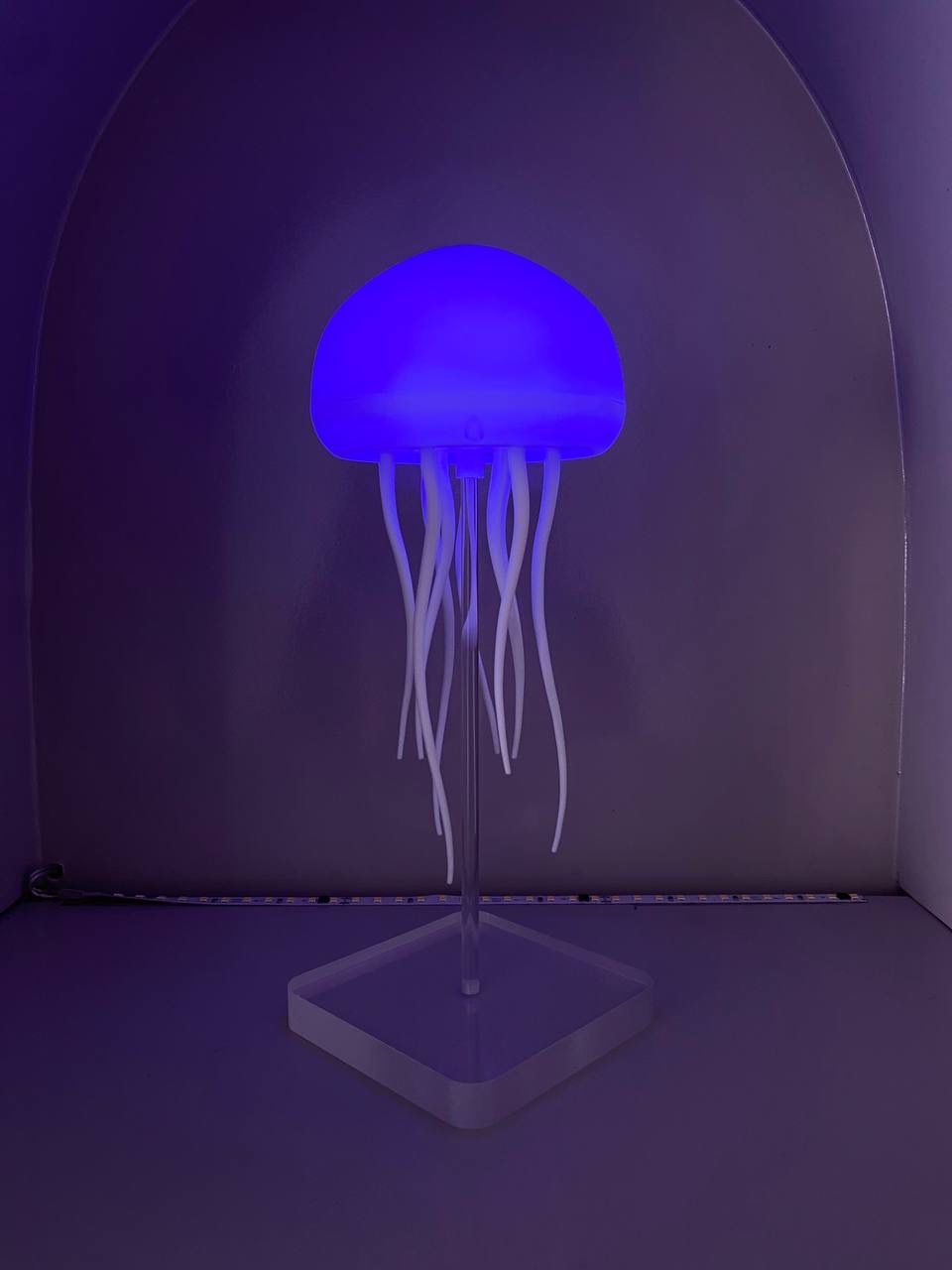 Lampara medusa con movimiento